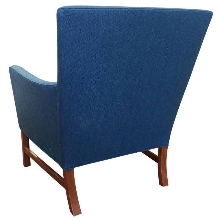 Mahogany Ole Wanscher Lounge Chair