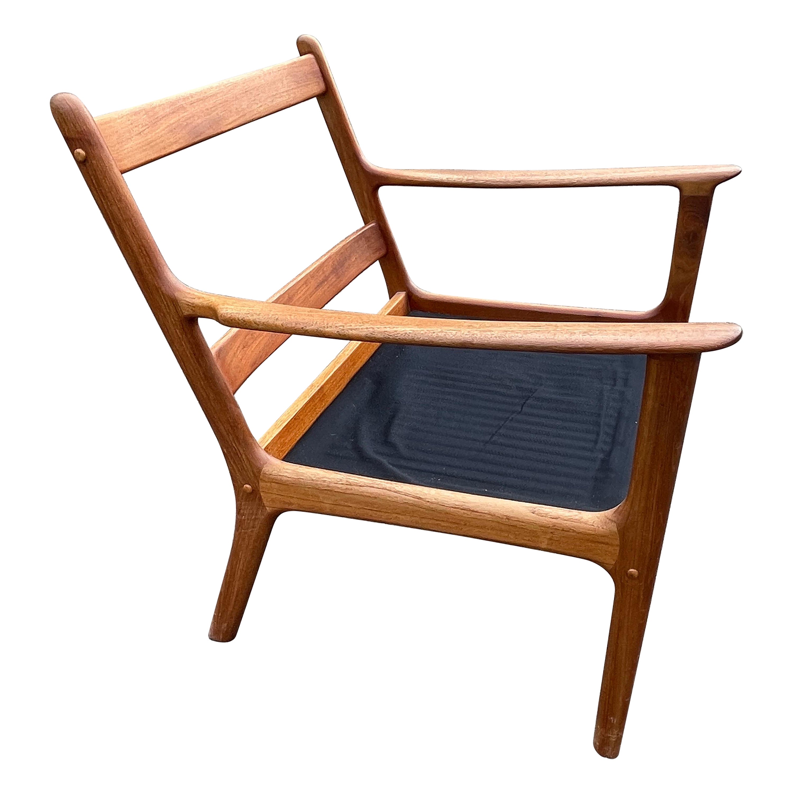 Sedia da salotto Ole Wanscher in teak in vendita