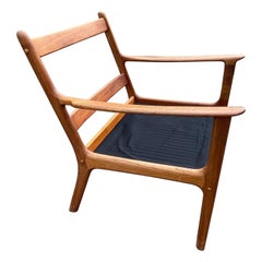 Chaise longue Ole Wanscher en teck