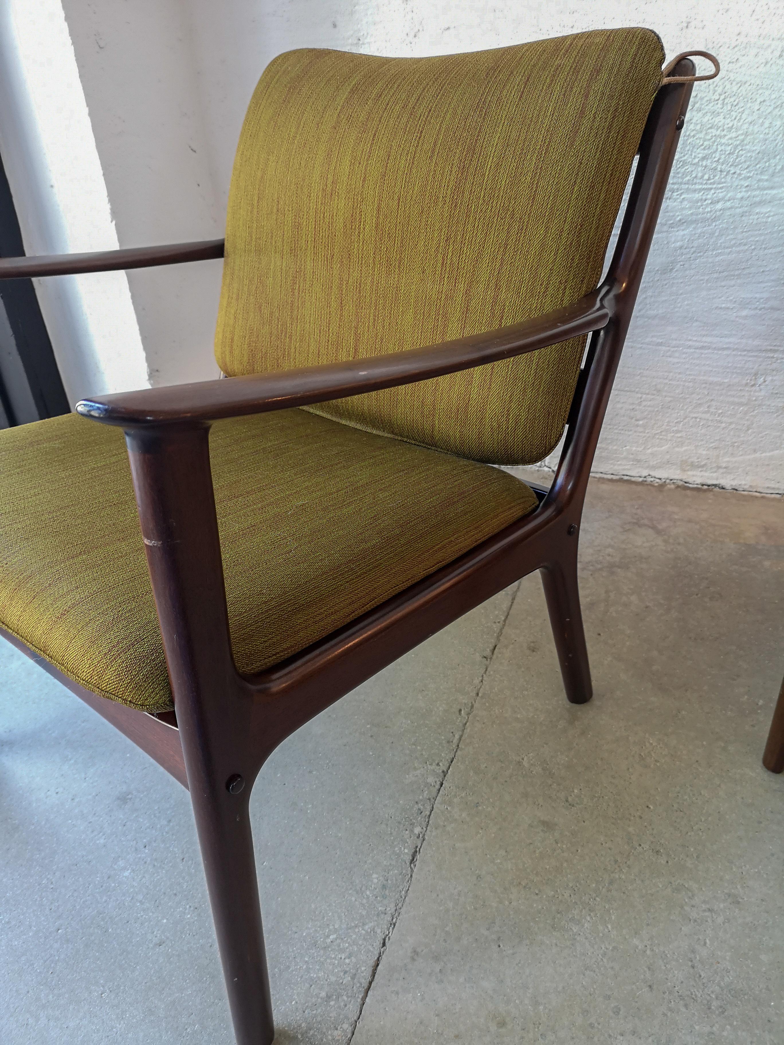 Ole Wanscher Lounge Chair, Model PJ112, Mahogany 1