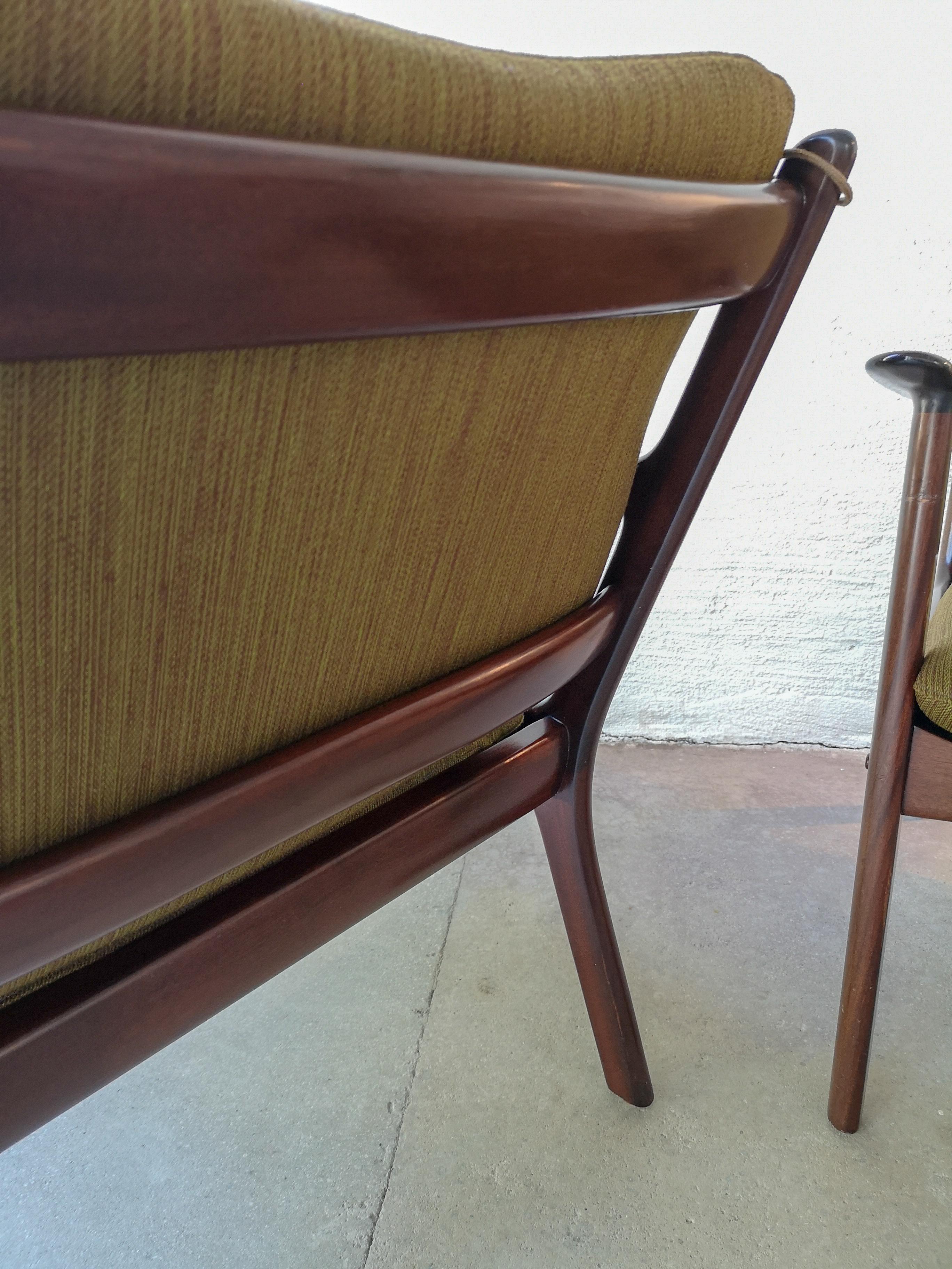 Ole Wanscher Lounge Chair, Model PJ112, Mahogany 3