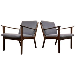 Ole Wanscher Lounge Chair, Model PJ112, Mahogany