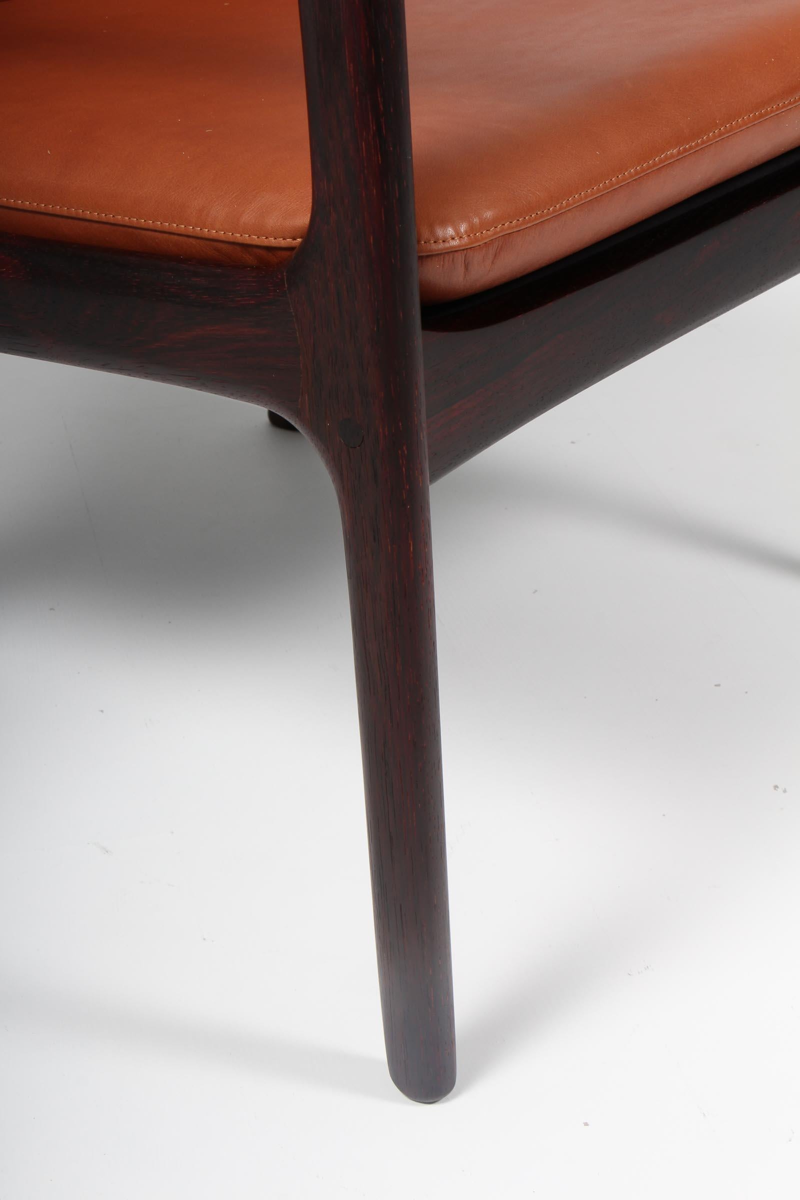 Ole Wanscher Lounge Chair, Model PJ112, Rosewood, 1960s In Excellent Condition In Esbjerg, DK