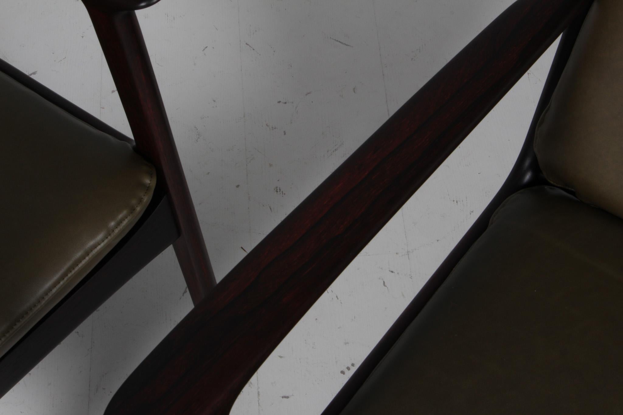 Mid-20th Century Ole Wanscher Lounge Chair, Model PJ112, rosewood, 1960s For Sale
