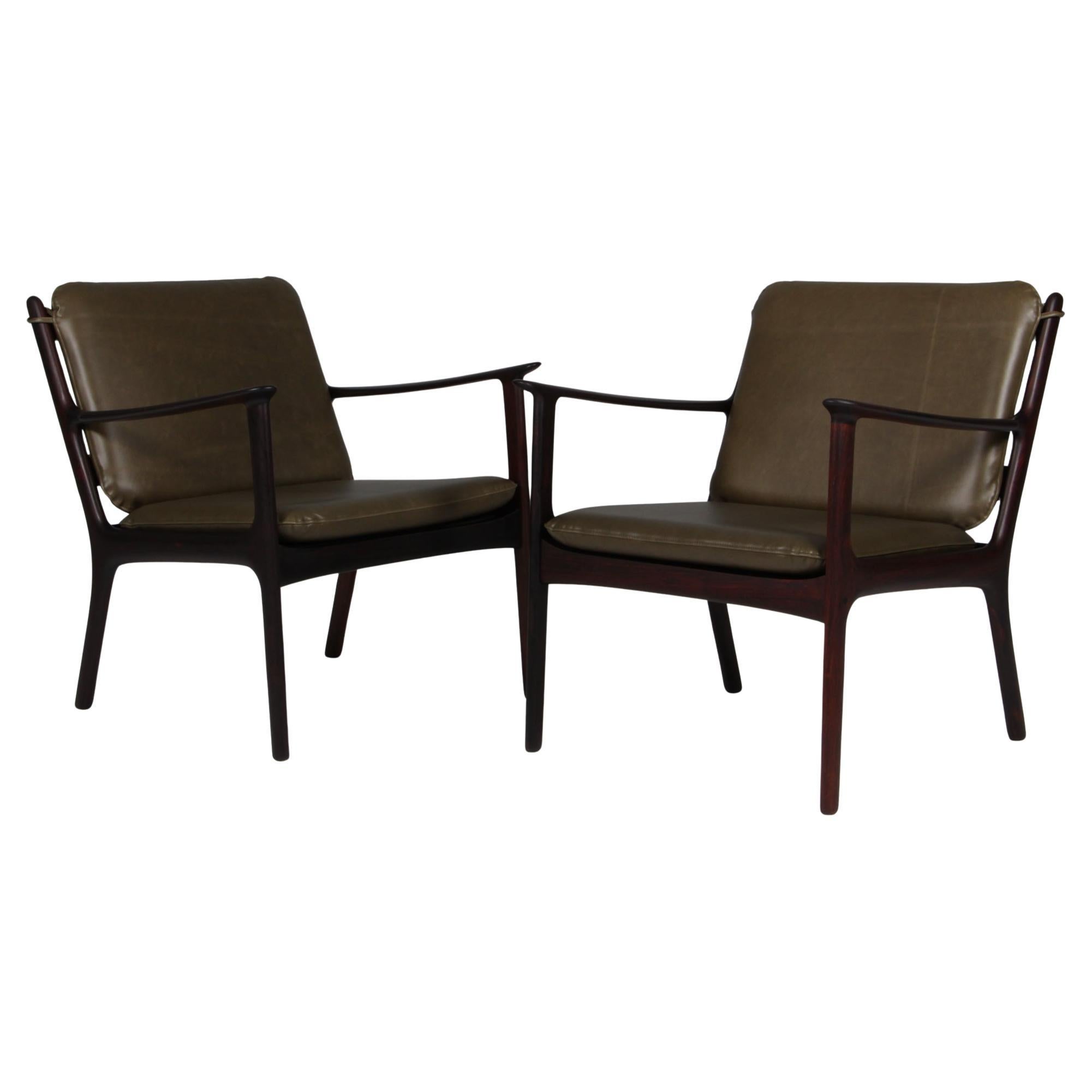 Ole Wanscher Lounge Chair, Model PJ112, rosewood, 1960s