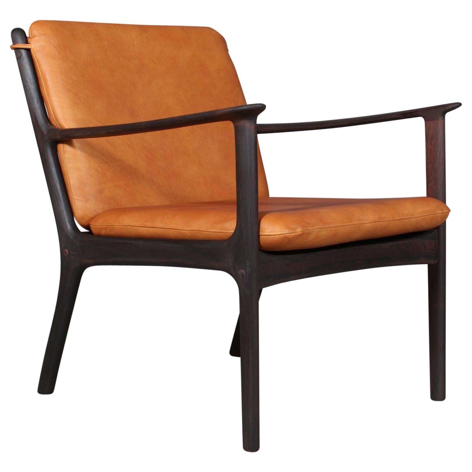 Ole Wanscher Lounge Chair, Model PJ112, Rosewood