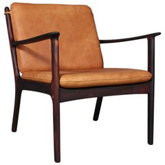 Ole Wanscher Lounge Chair, Model PJ112, Rosewood