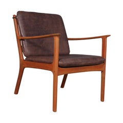 Ole Wanscher Lounge Chair, Model PJ112, Teak