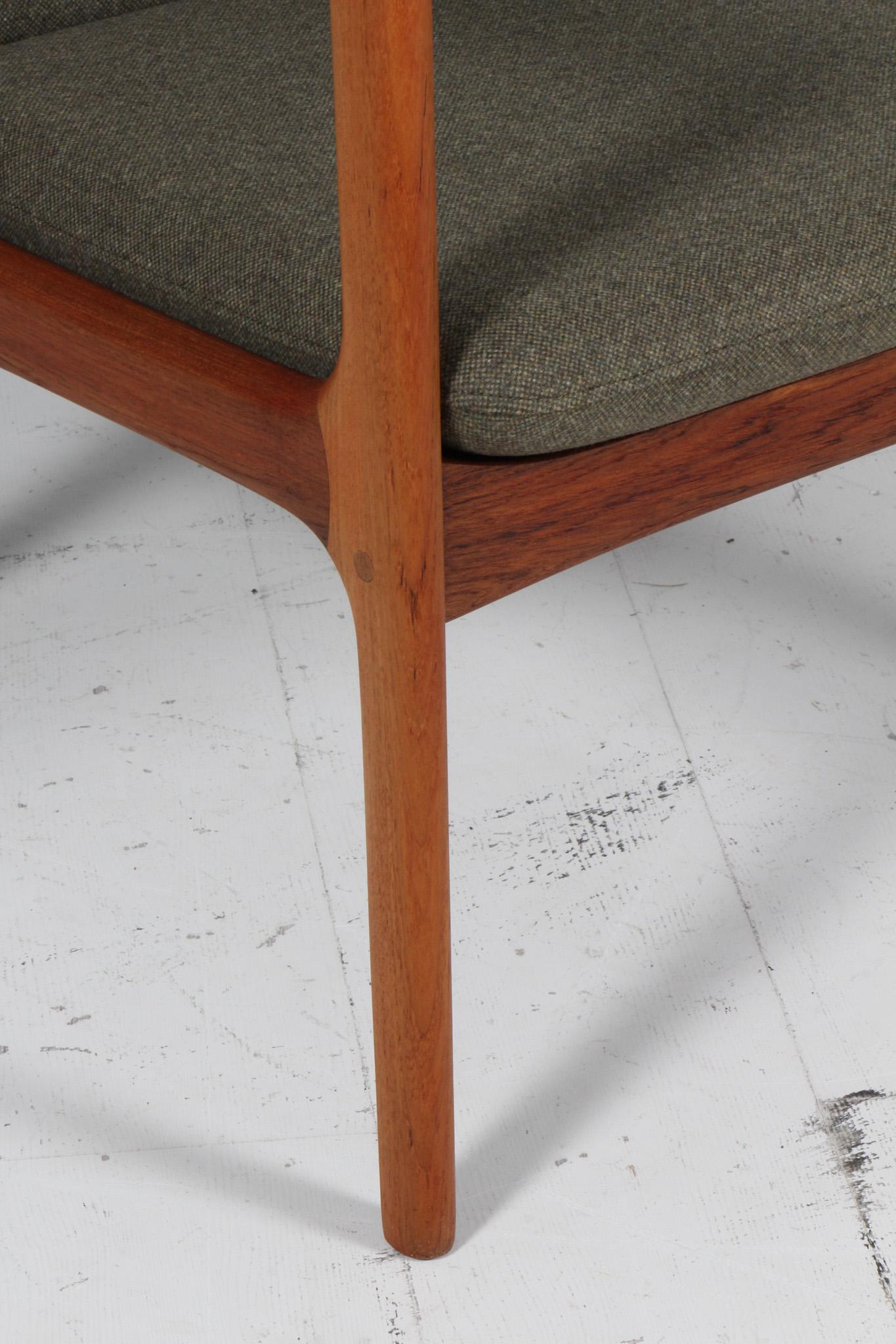 Ole Wanscher Lounge Chairs, Model PJ112, wool In Excellent Condition In Esbjerg, DK