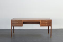 Ole Wanscher Mahagoni-Schreibtisch für a. J. Iversen