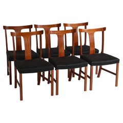 Ole Wanscher Mahogany Dining Chairs Model "Benedikte" Made by A.J. Iversen, 1942