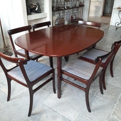 Ole Wanscher Mahogany Dining Table 'Rungstedlund' for P. Jeppesen, Denmark