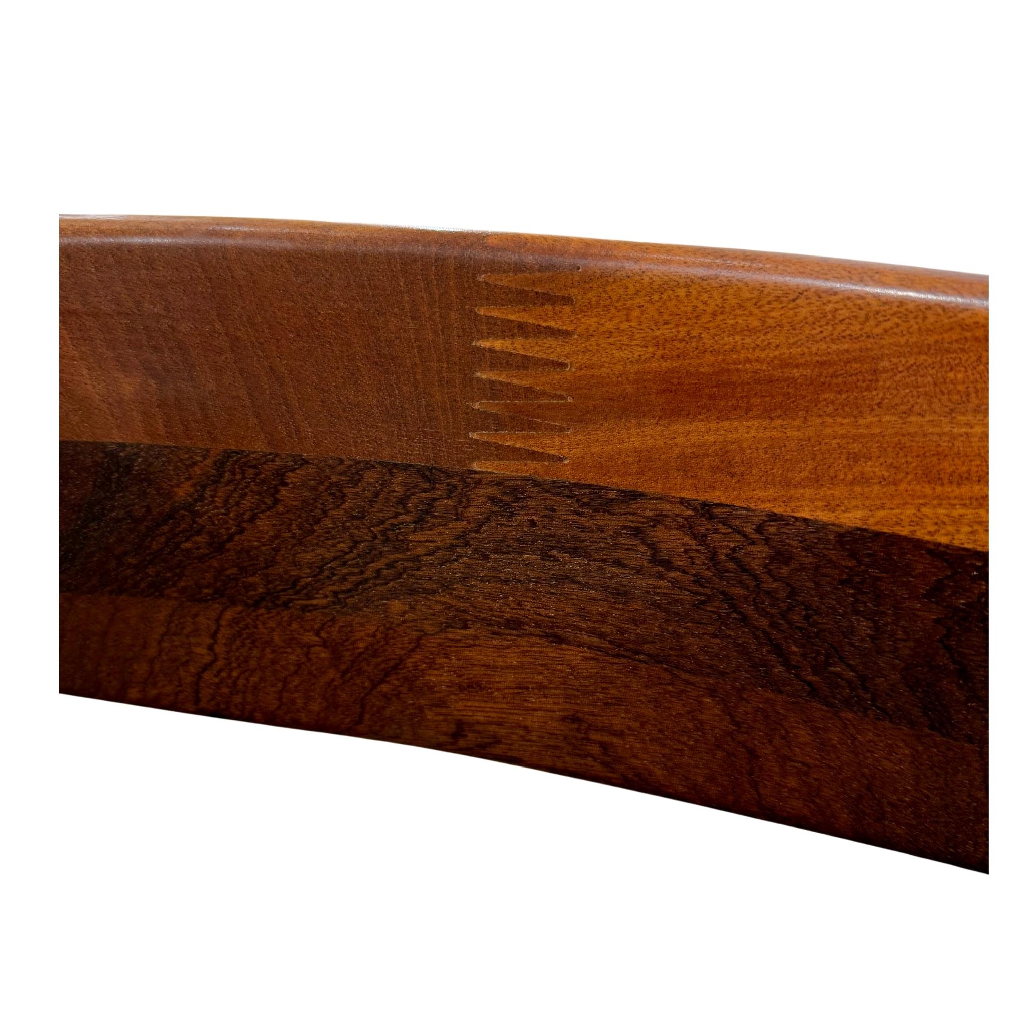 Ole Wanscher Sedie da pranzo in canna e pelle di mogano in vendita 10