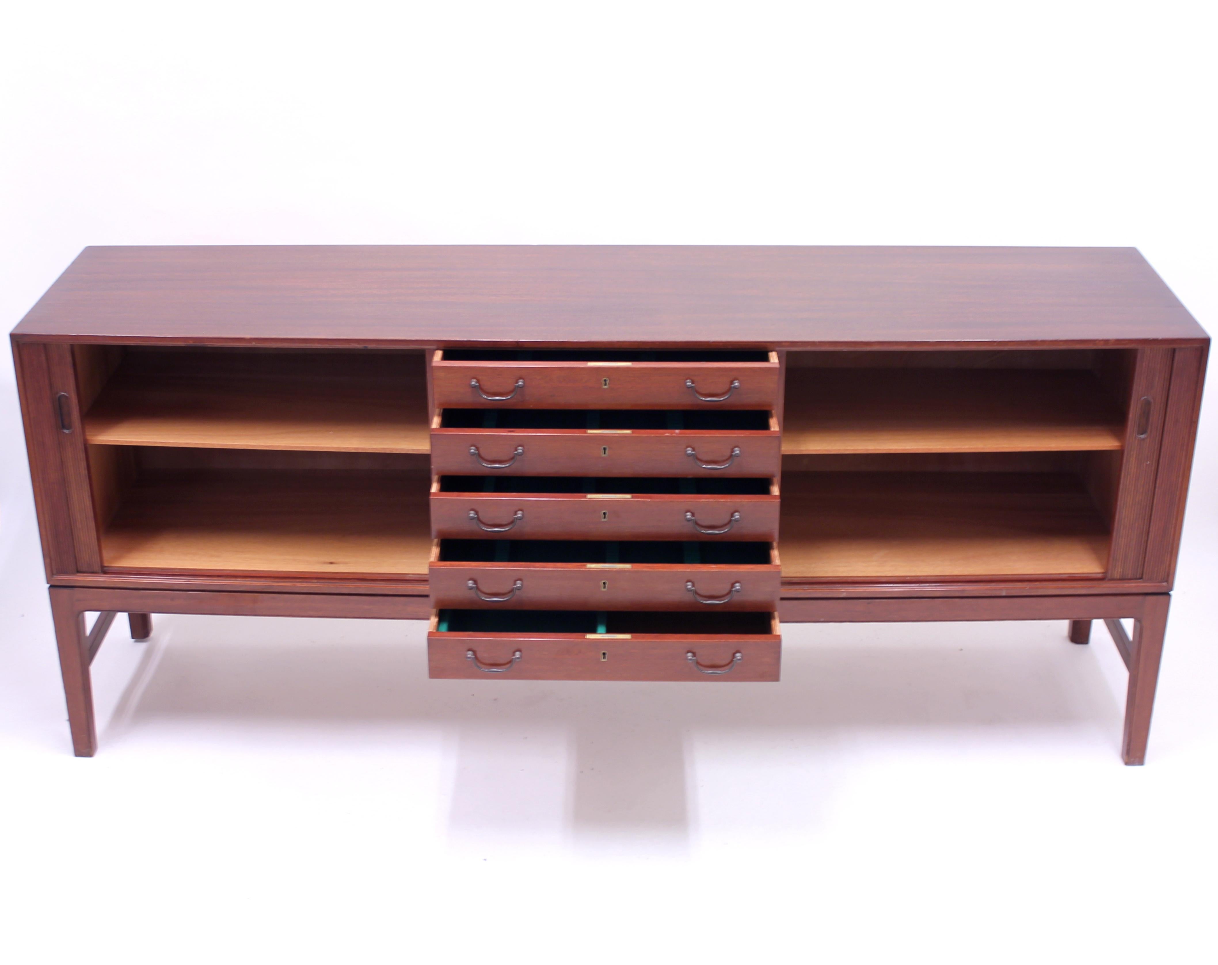 Ole Wanscher Mahogany Sideboard, A.J. Iversen, 1940s 6