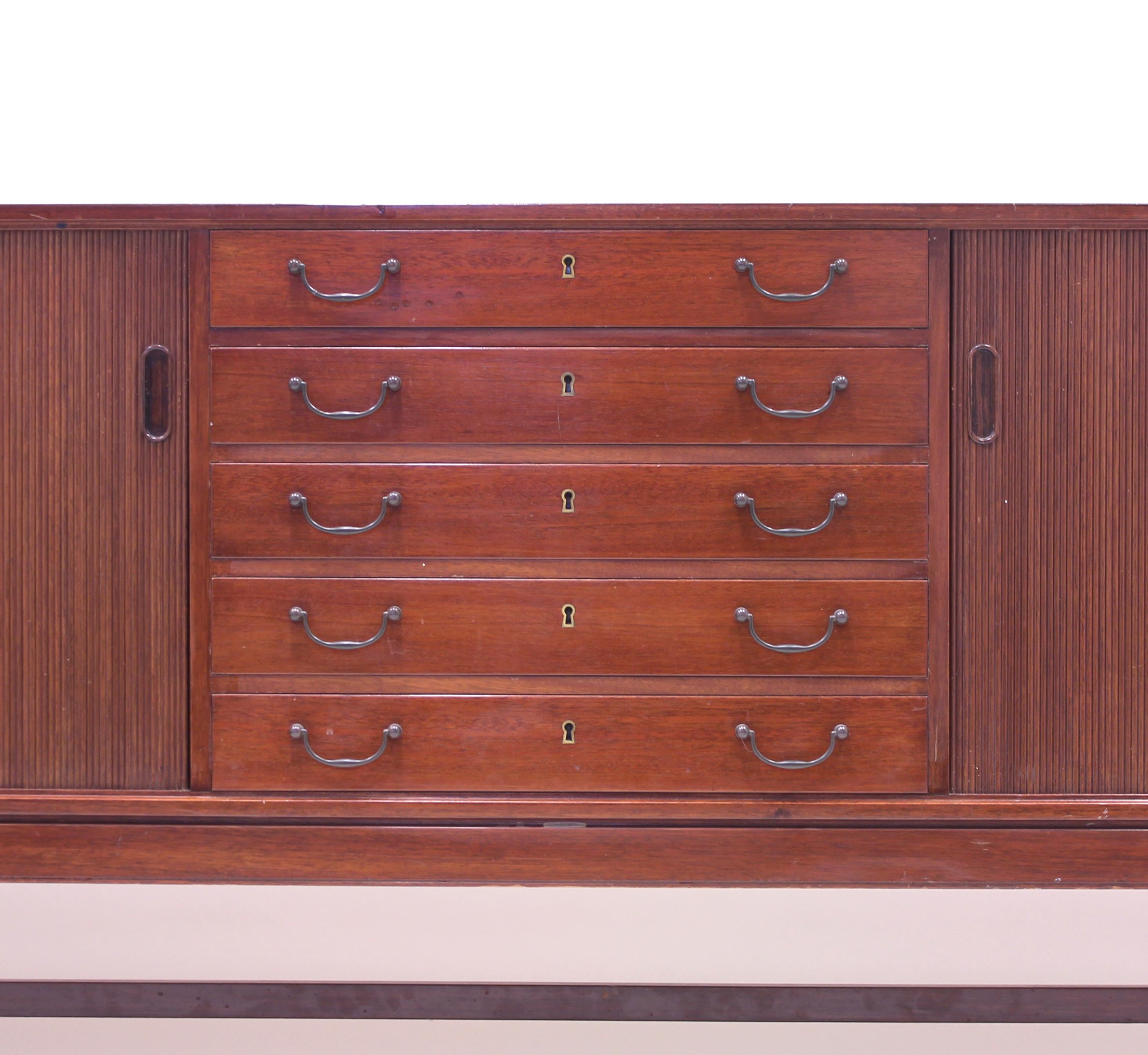 Ole Wanscher Mahogany Sideboard, A.J. Iversen, 1940s 11