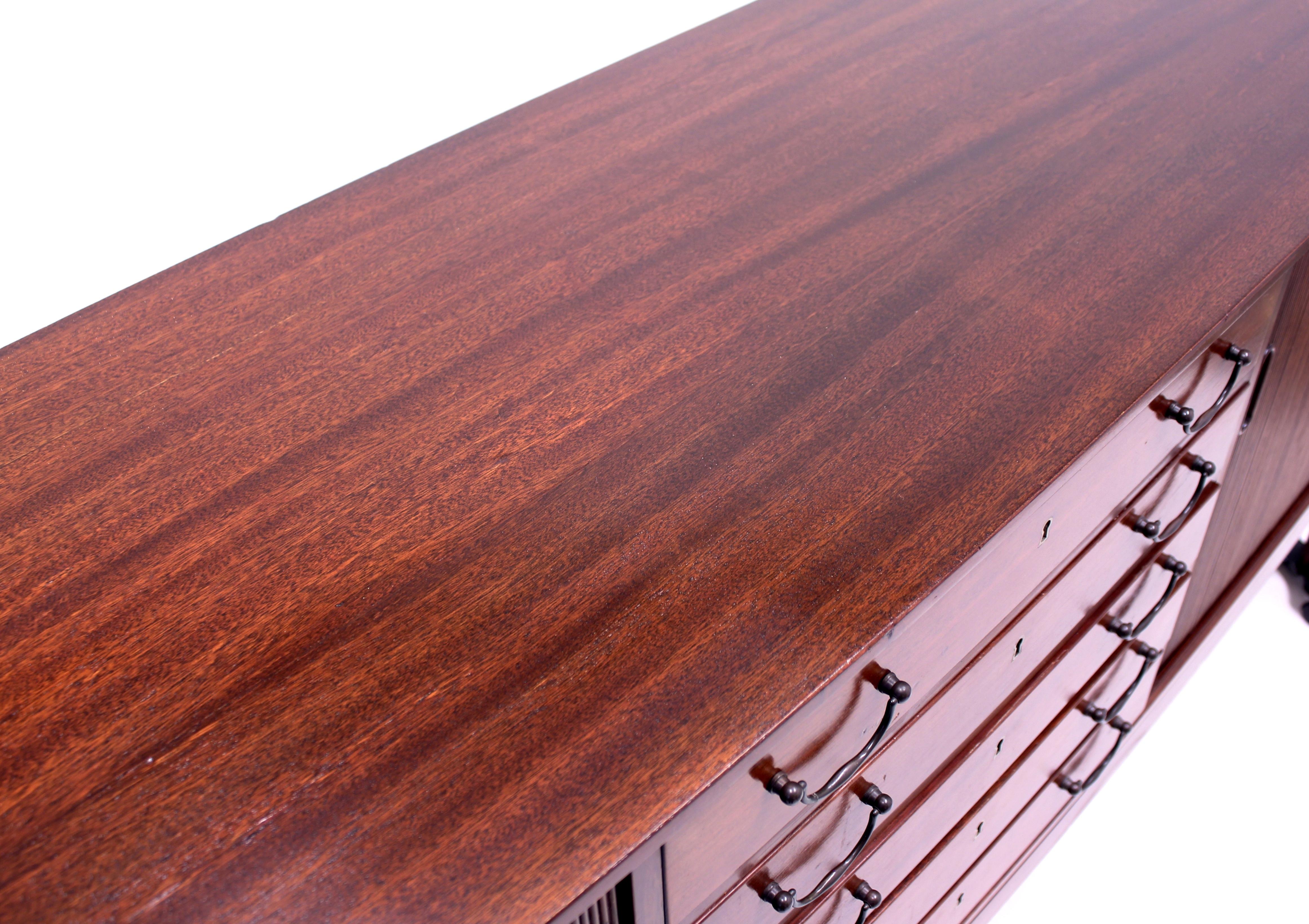 Ole Wanscher Mahogany Sideboard, A.J. Iversen, 1940s 12
