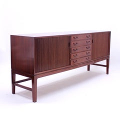 Ole Wanscher Mahogany Sideboard, A.J. Iversen, 1940s