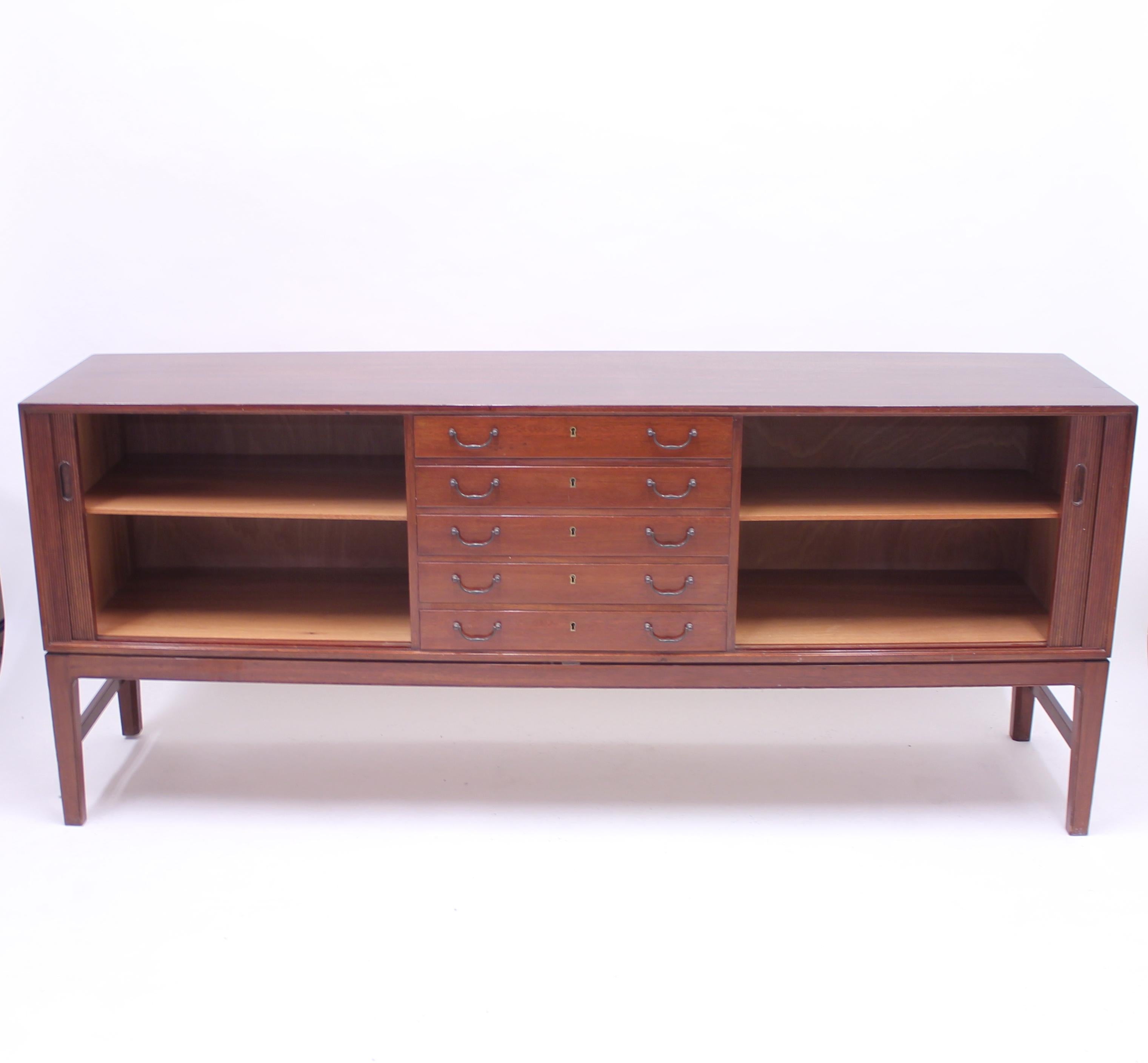 Ole Wanscher Mahogany Sideboard, A.J. Iversen, 1940s 2