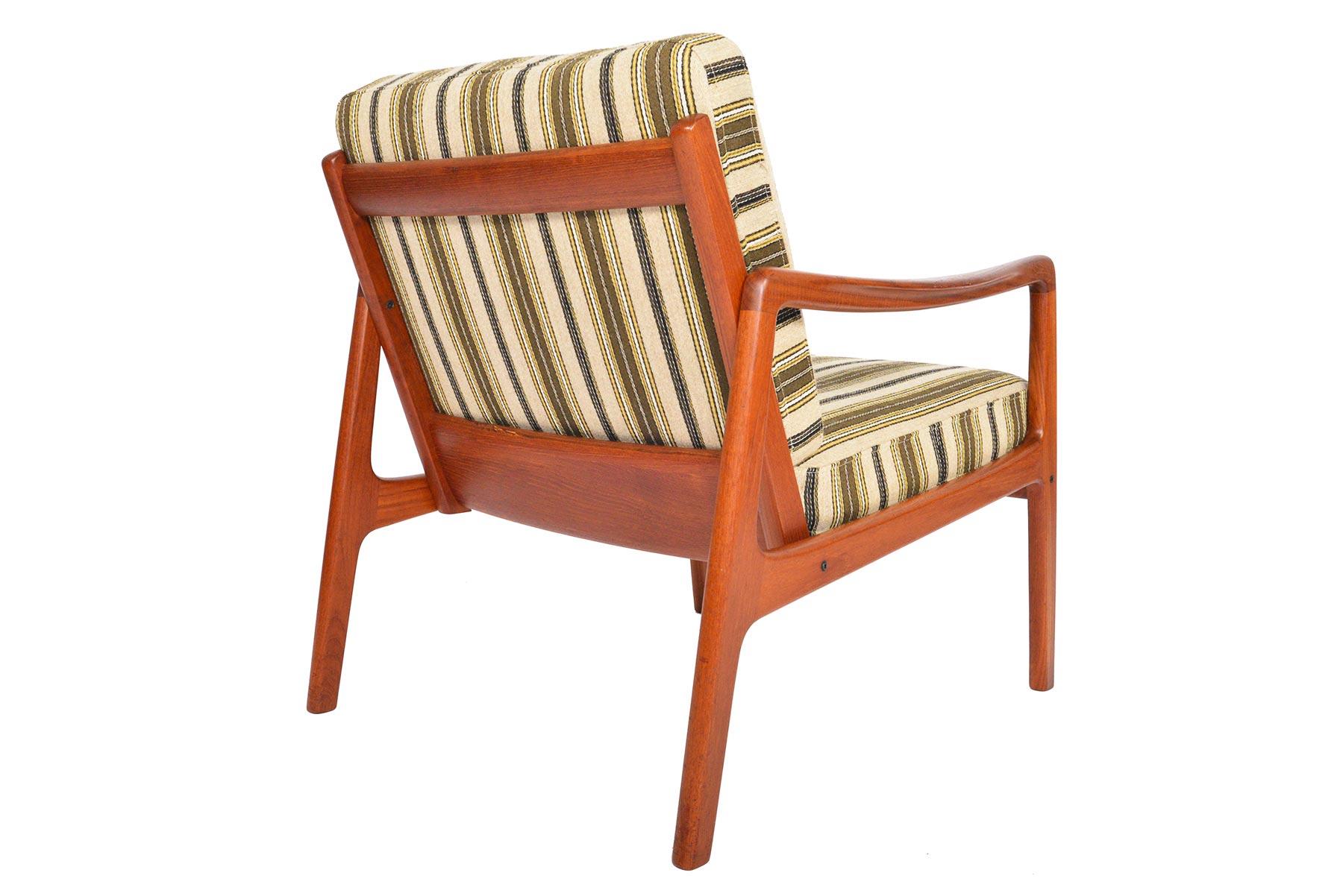 Ole Wanscher Model 109 Teak Lounge Chair In Excellent Condition In Berkeley, CA