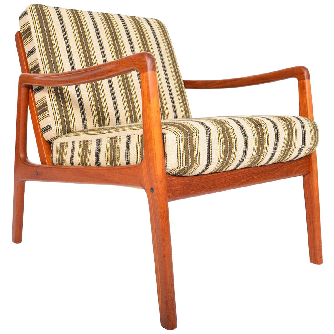 Ole Wanscher Model 109 Teak Lounge Chair