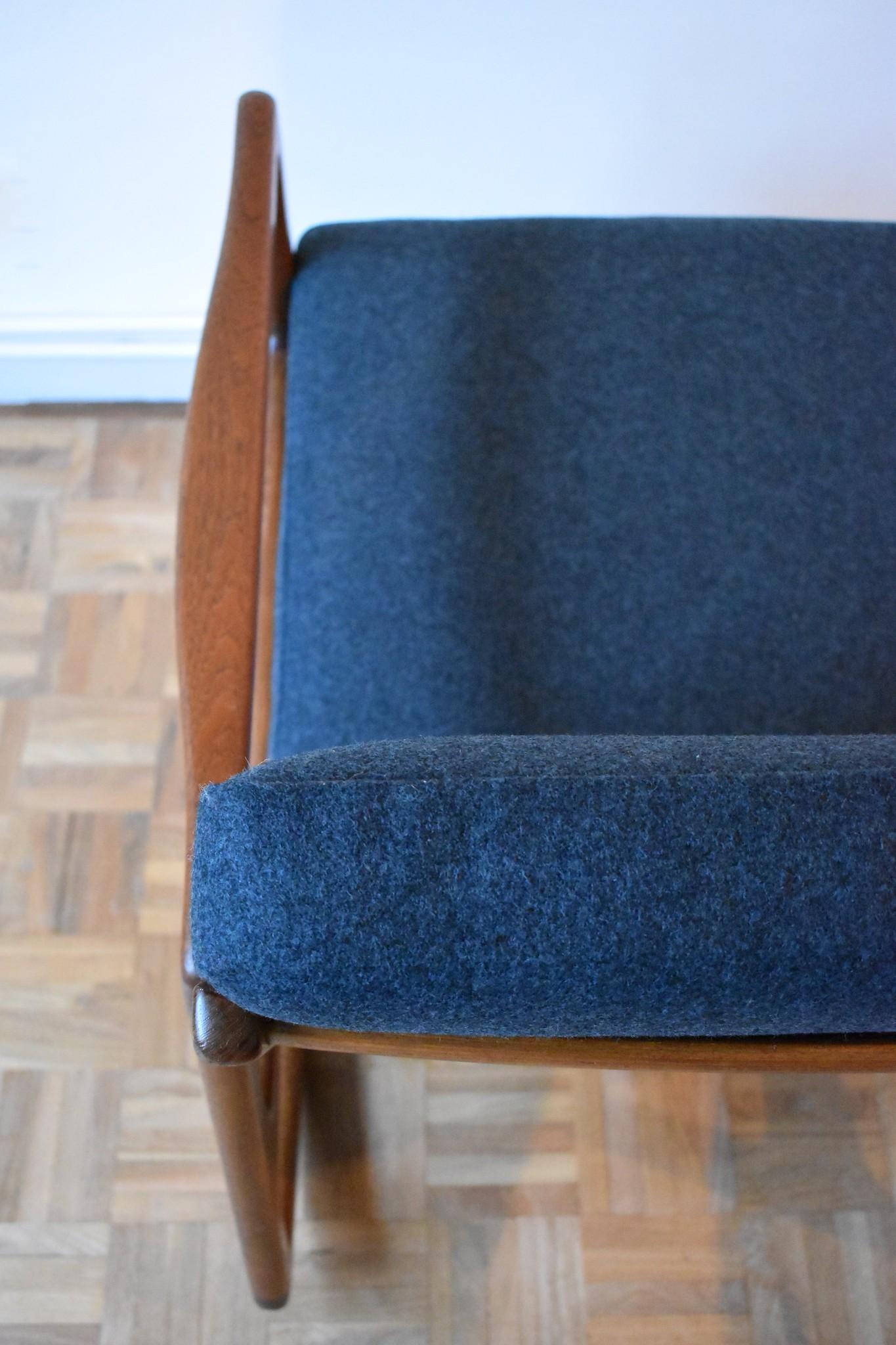 Ole Wanscher Model 120 Teak Rocking Chair for France & Son, Denmark 1