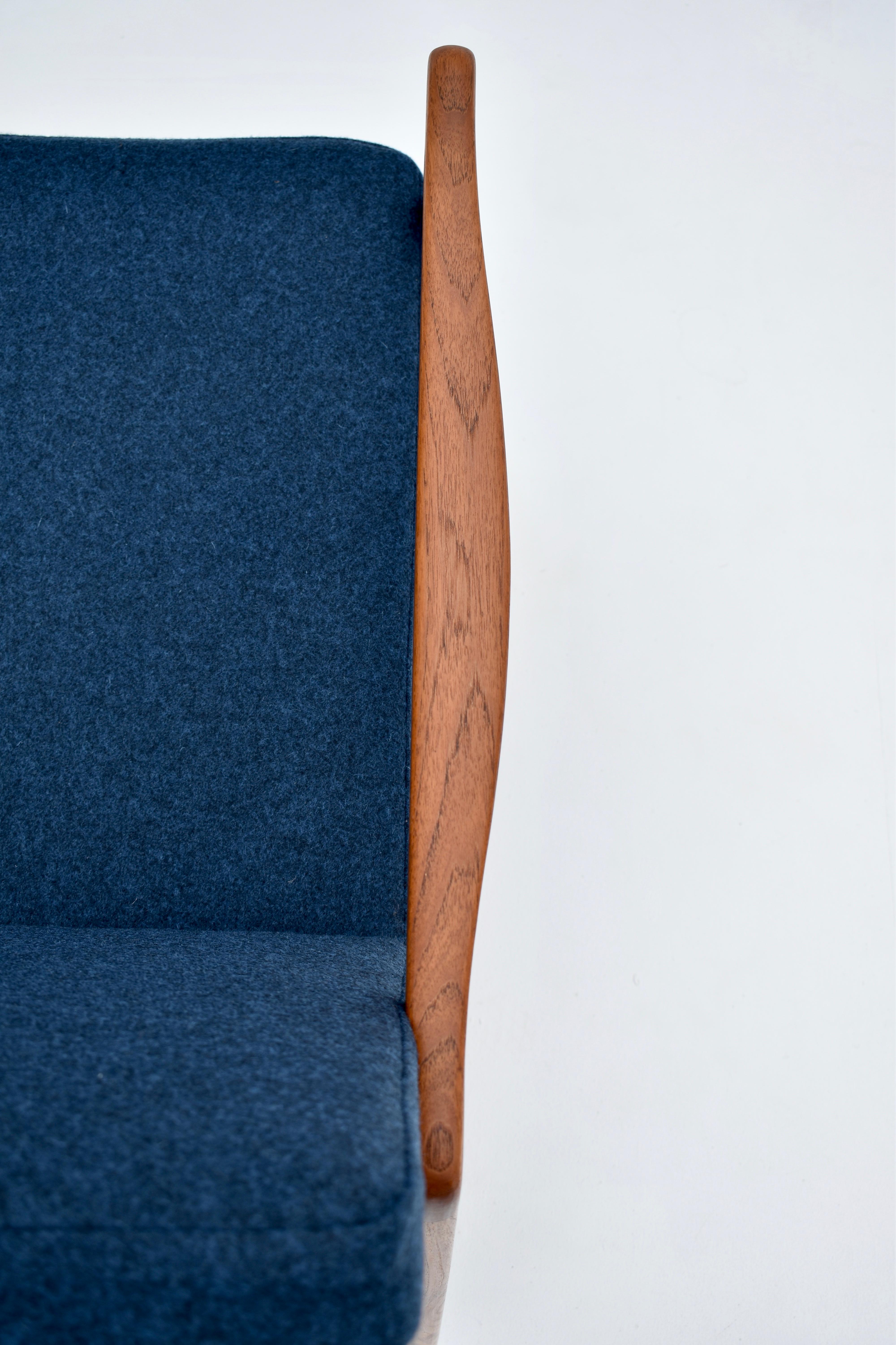Ole Wanscher Model 120 Teak Rocking Lounge Chair for France & Son 4