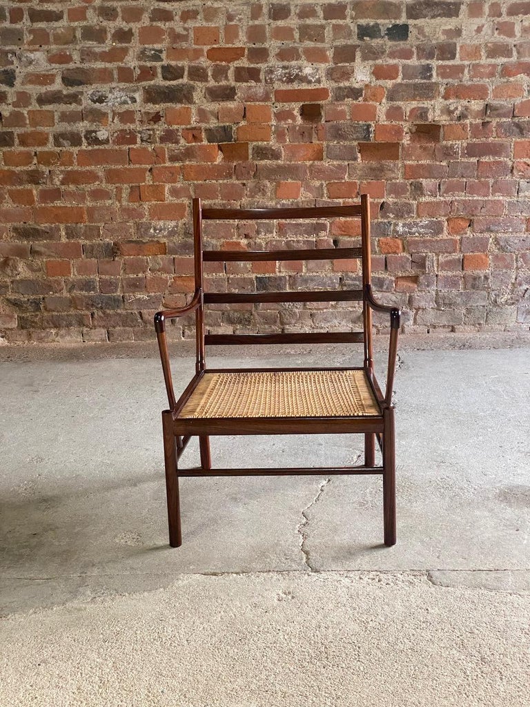 Ole Wanscher Model 149 Rosewood Colonial Chair by Poul Jeppesens, Denmark For Sale 3