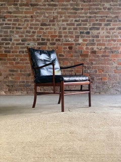 Ole Wanscher Model 149 Rosewood Colonial Chair by Poul Jeppesens, Denmark