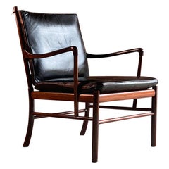 Used Ole Wanscher Model 149 Rosewood Colonial Chair by Poul Jeppesens, Denmark