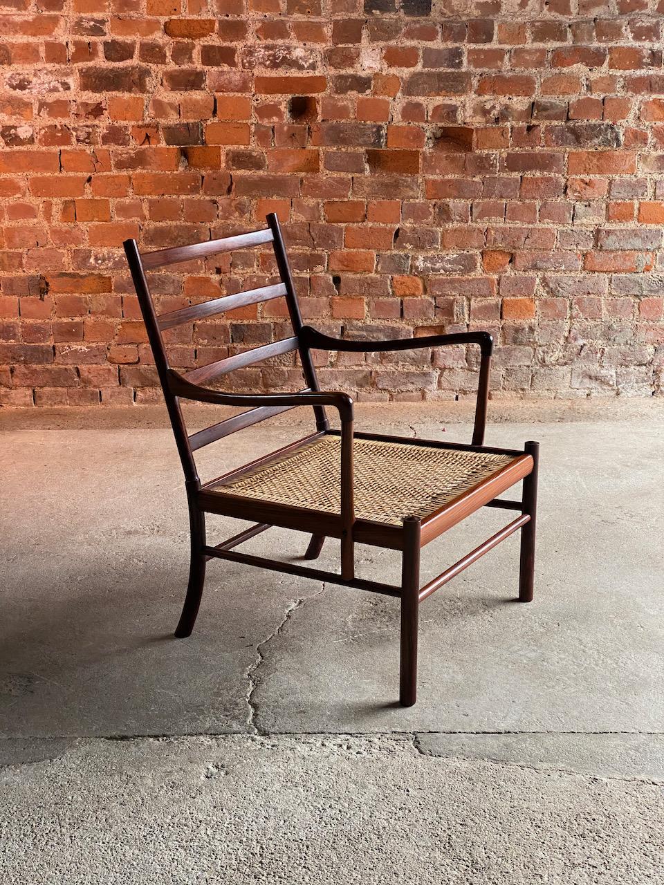 Ole Wanscher Model 149 Rosewood Colonial Chairs by Poul Jeppesens, circa 1950 4