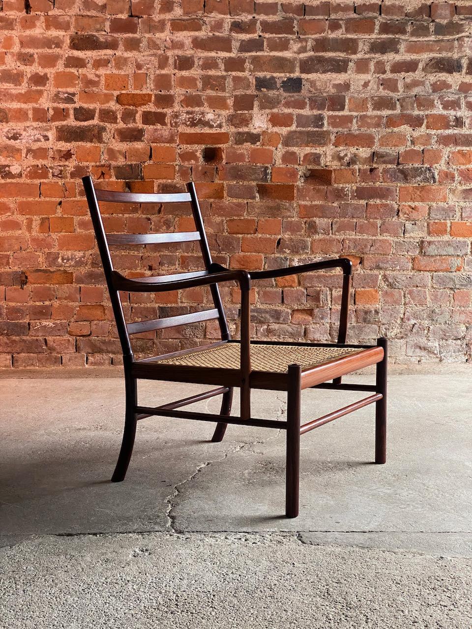 Ole Wanscher Model 149 Rosewood Colonial Chairs by Poul Jeppesens, circa 1950 5