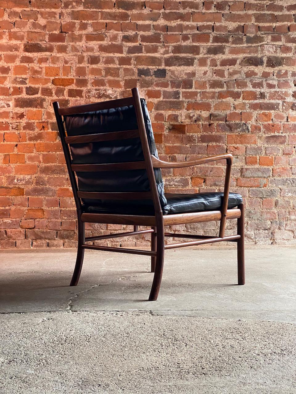 Ole Wanscher Model 149 Rosewood Colonial Chairs by Poul Jeppesens, circa 1950 6