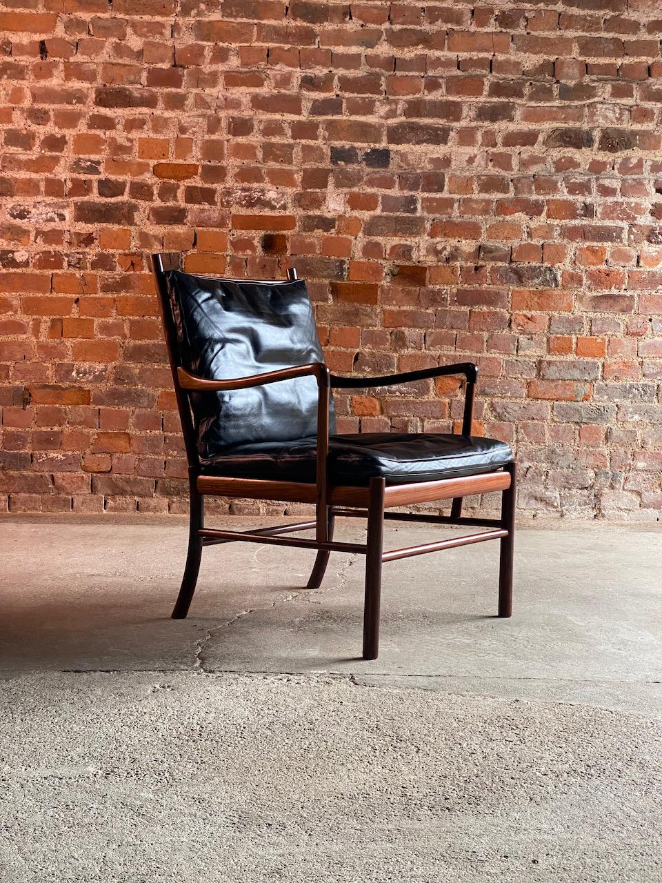 Ole Wanscher Model 149 Rosewood Colonial Chairs by Poul Jeppesens, circa 1950 7