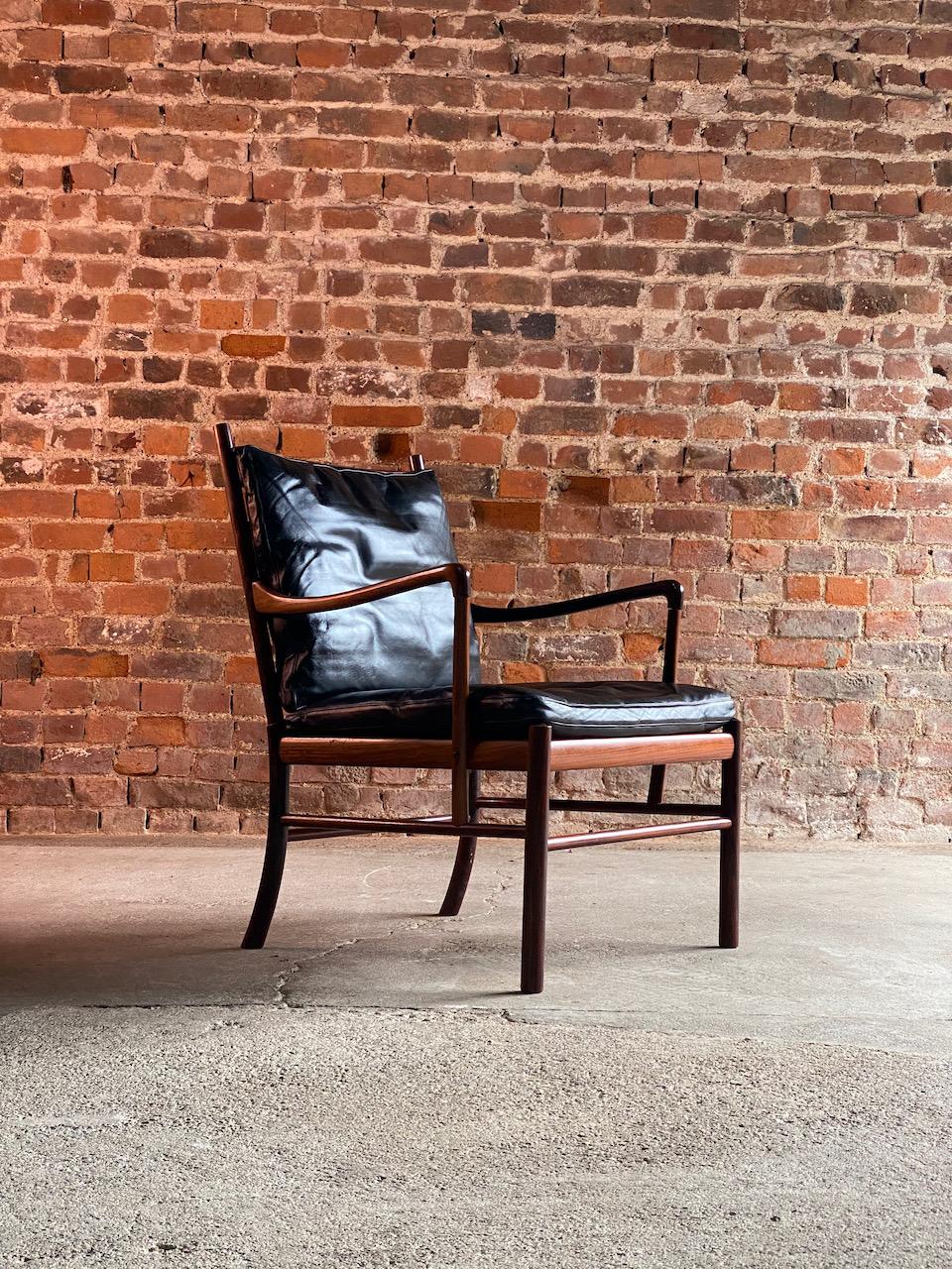 Ole Wanscher Model 149 Rosewood Colonial Chairs by Poul Jeppesens, circa 1950 8