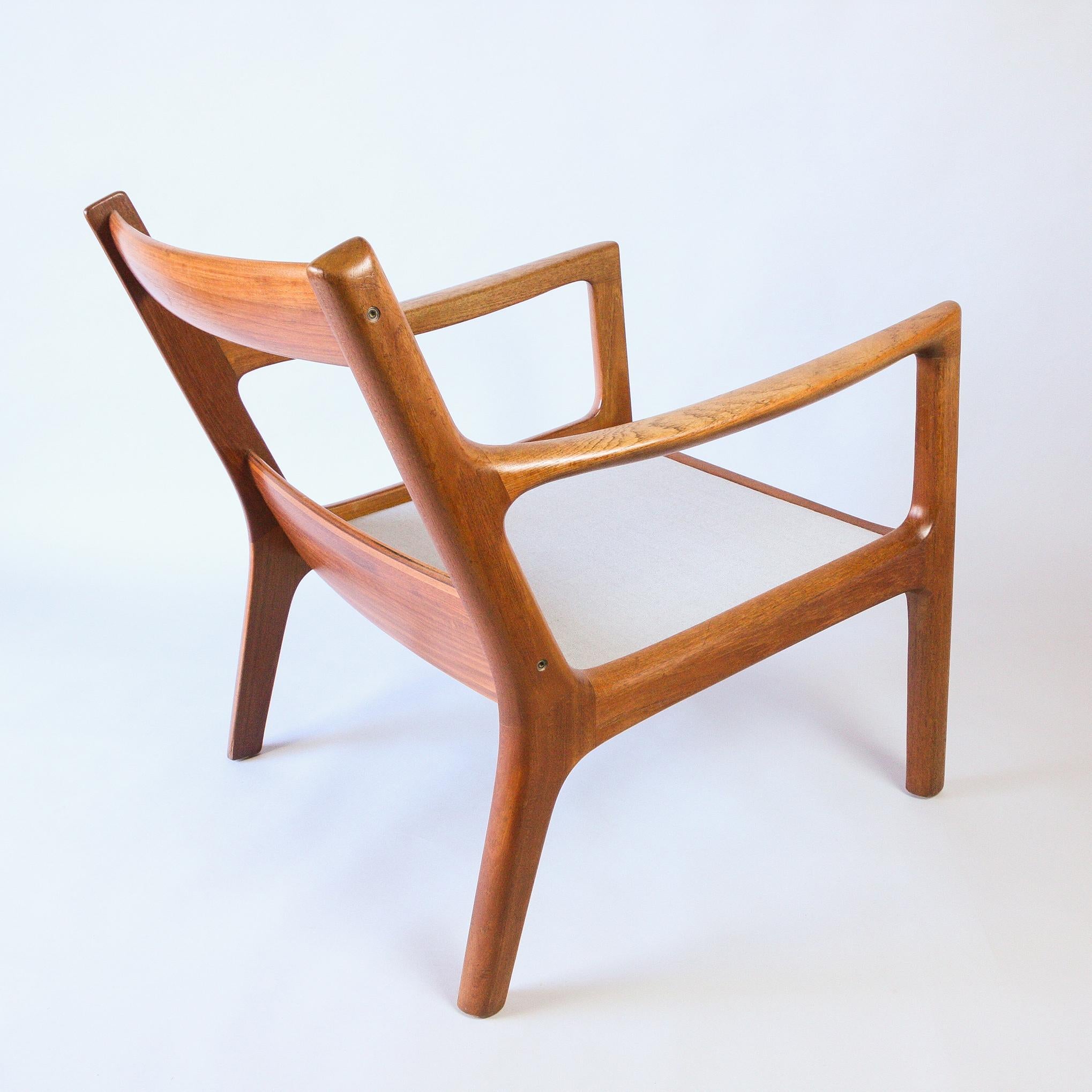 Mid-Century Modern Ole Wanscher Model 166 Senator Easy Chair, Denmark, 1960s