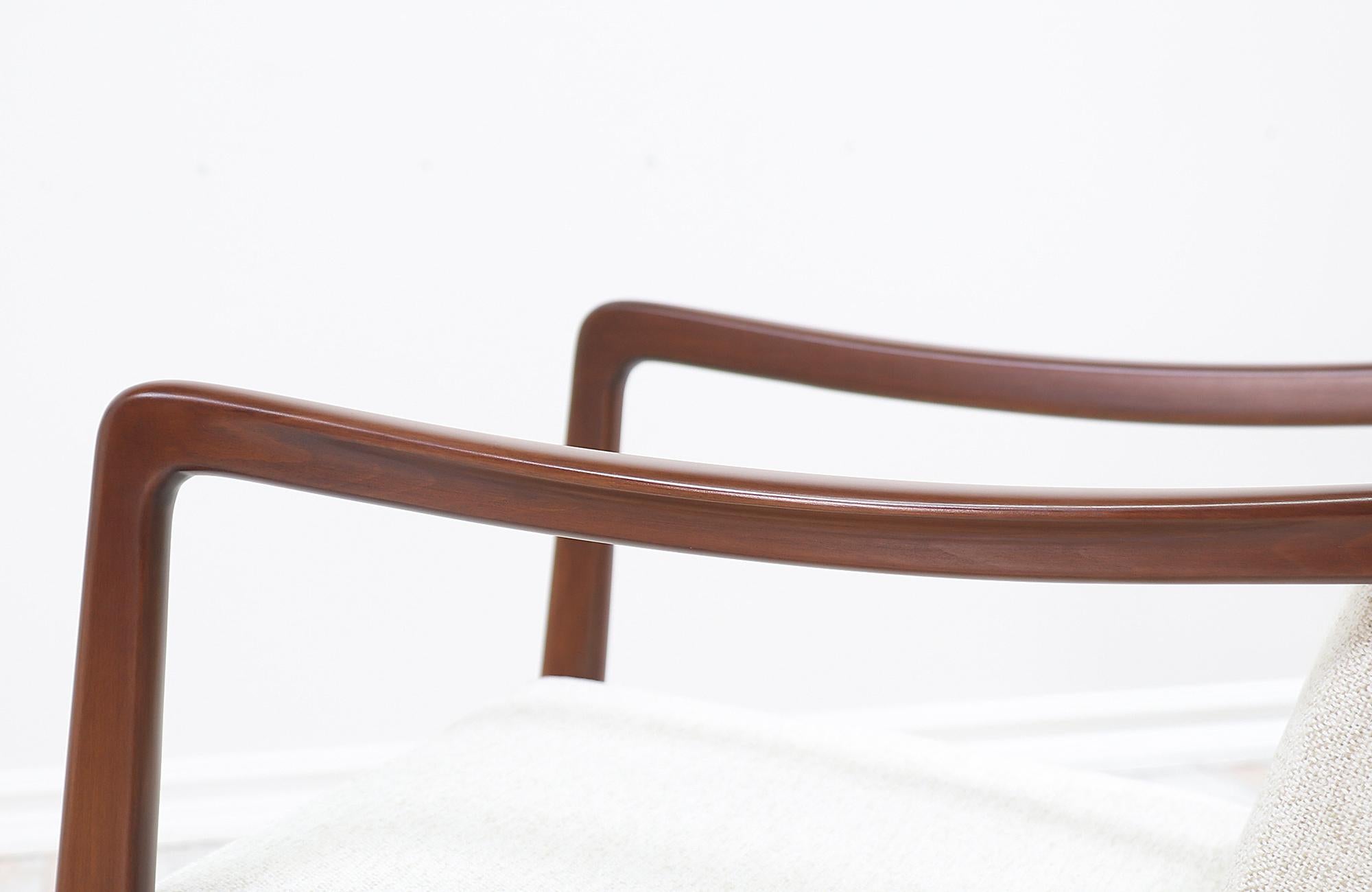 Mid-20th Century Ole Wanscher Model FD-109 Lounge Chair for France & Søn For Sale