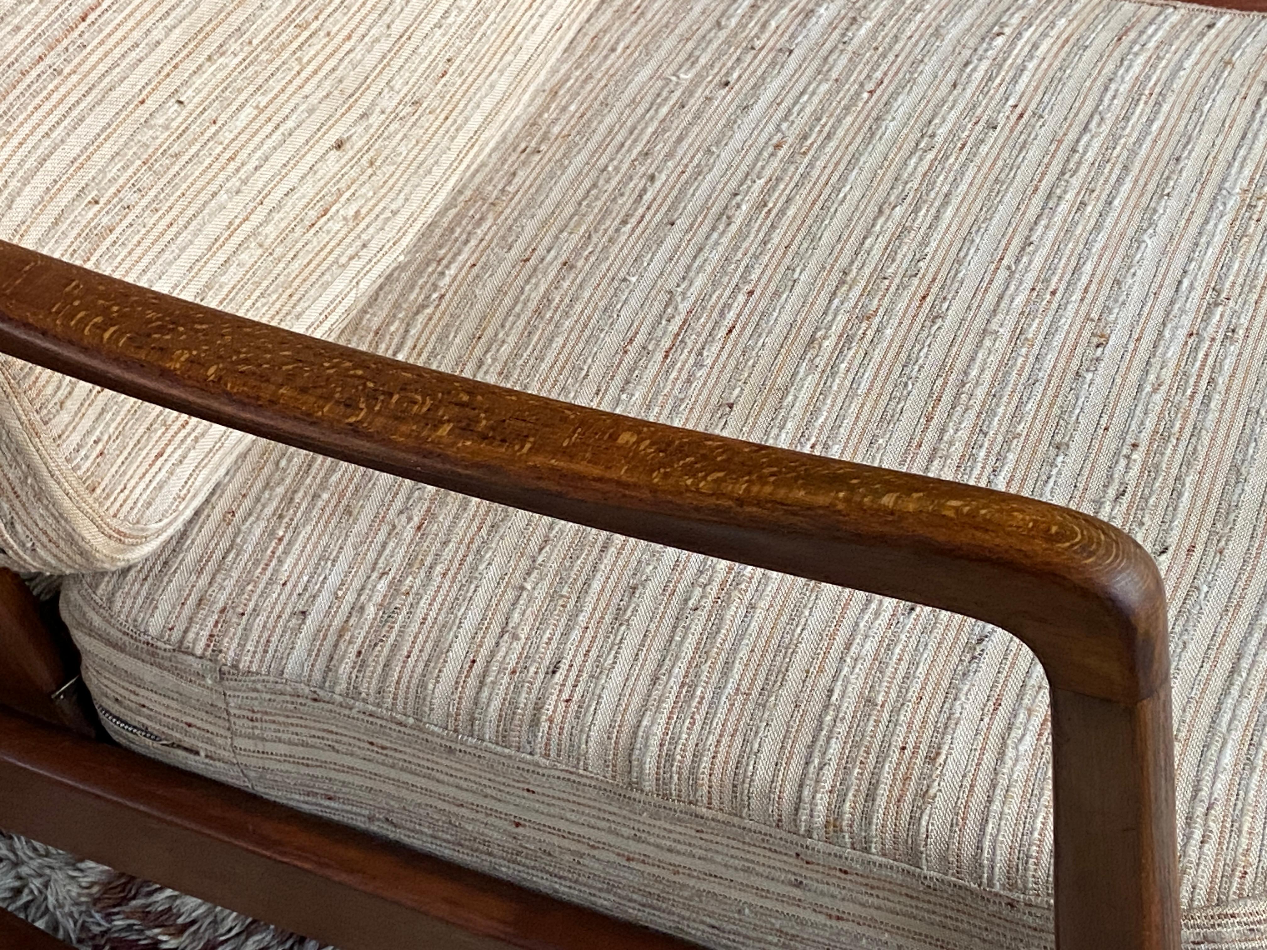 Ole Wanscher model Fd-110 Danish teak rocking chair Teca en venta
