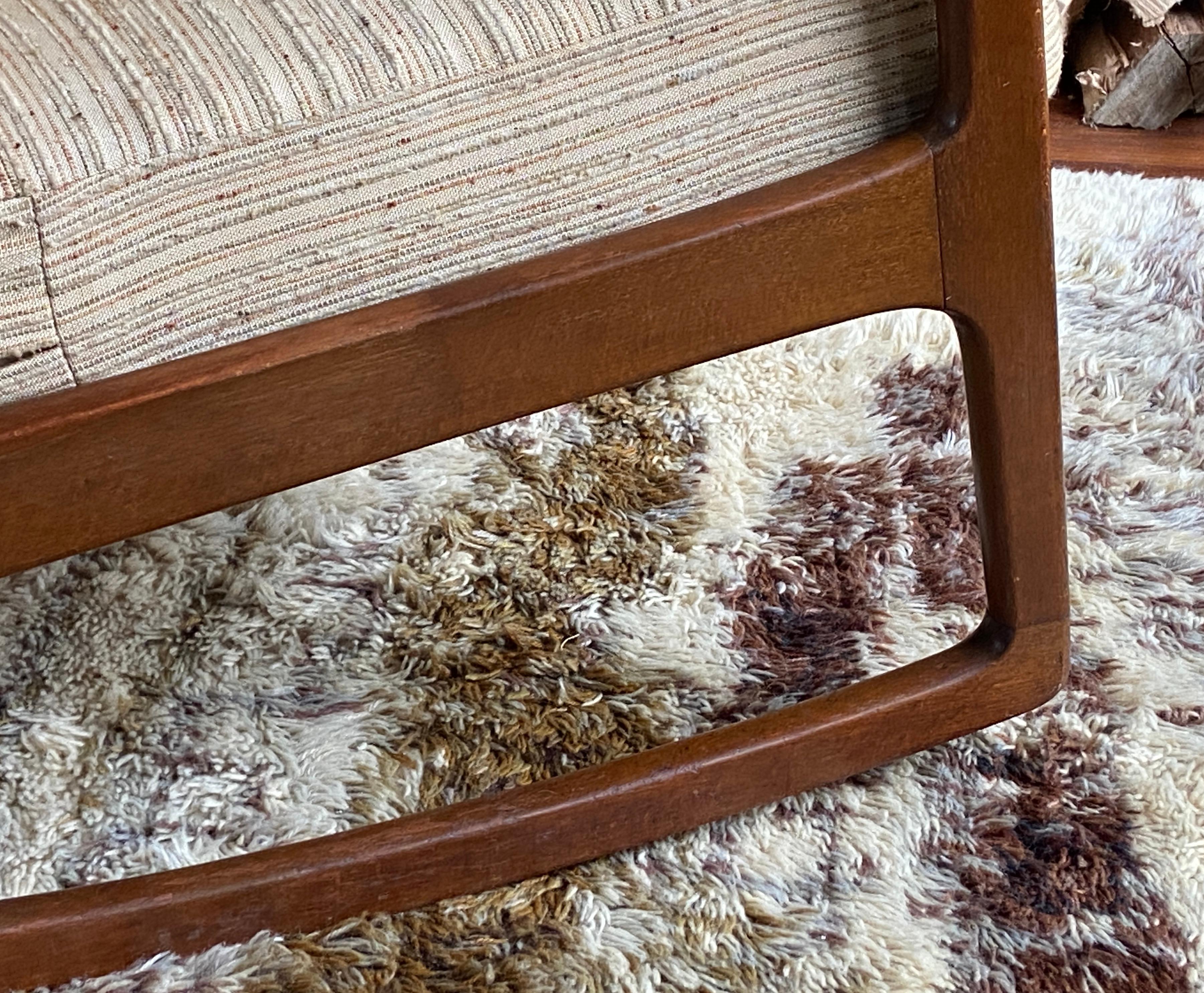 Ole Wanscher model Fd-110 Danish teak rocking chair en venta 1
