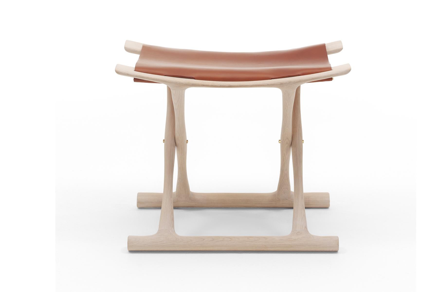 The OW2000 Egyptian Stool by Ole Wanscher exemplifies his creative vision and masterful touch. The stool is crafted from quality, natural materials that express his passion for exploration and original thought.