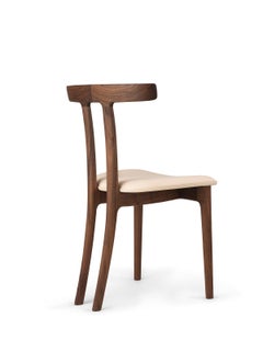 Ole Wanscher OW58 T-Chair Walnut Oil Leather SIF 90 for Carl Hansen