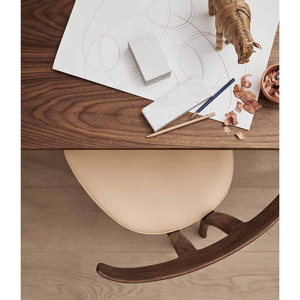 Ole Wanscher OW58 T-Chair Walnussöl Leder SIF 90 für Carl Hansen (Geölt) im Angebot