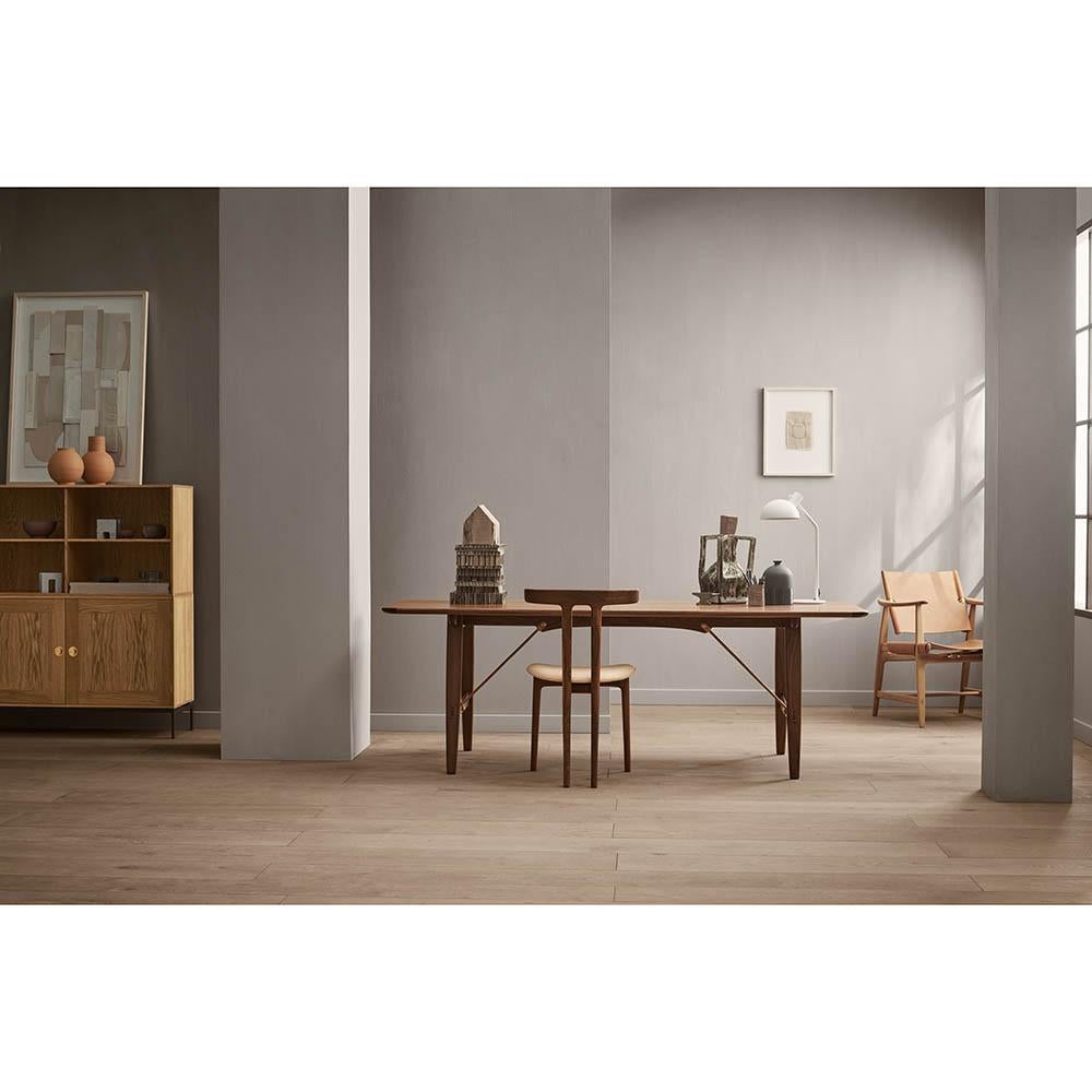 Ole Wanscher OW58 T-Chair Walnussöl Leder SIF 90 für Carl Hansen (21. Jahrhundert und zeitgenössisch) im Angebot