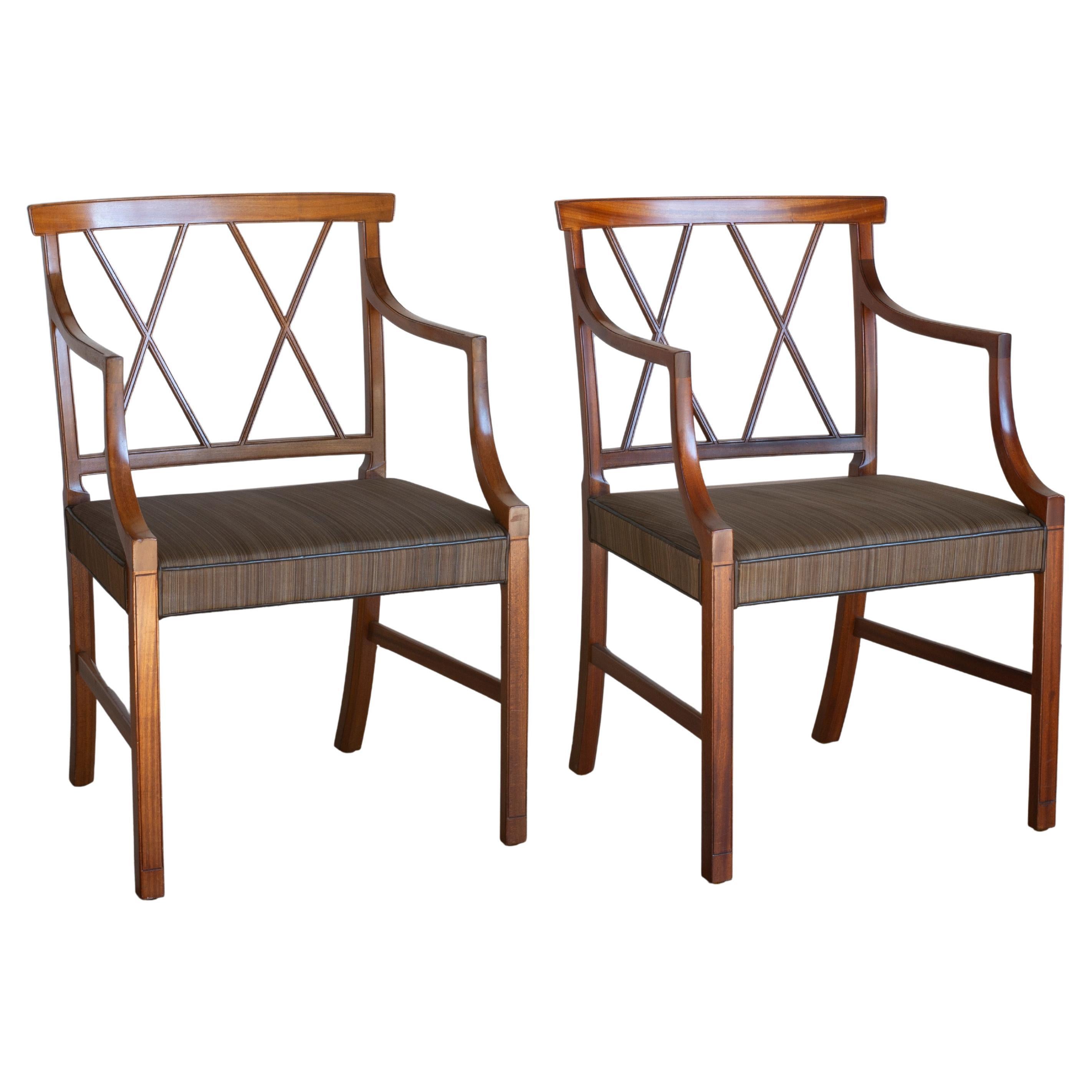 Ole Wanscher Pair of Armchairs for A. J. Iversen