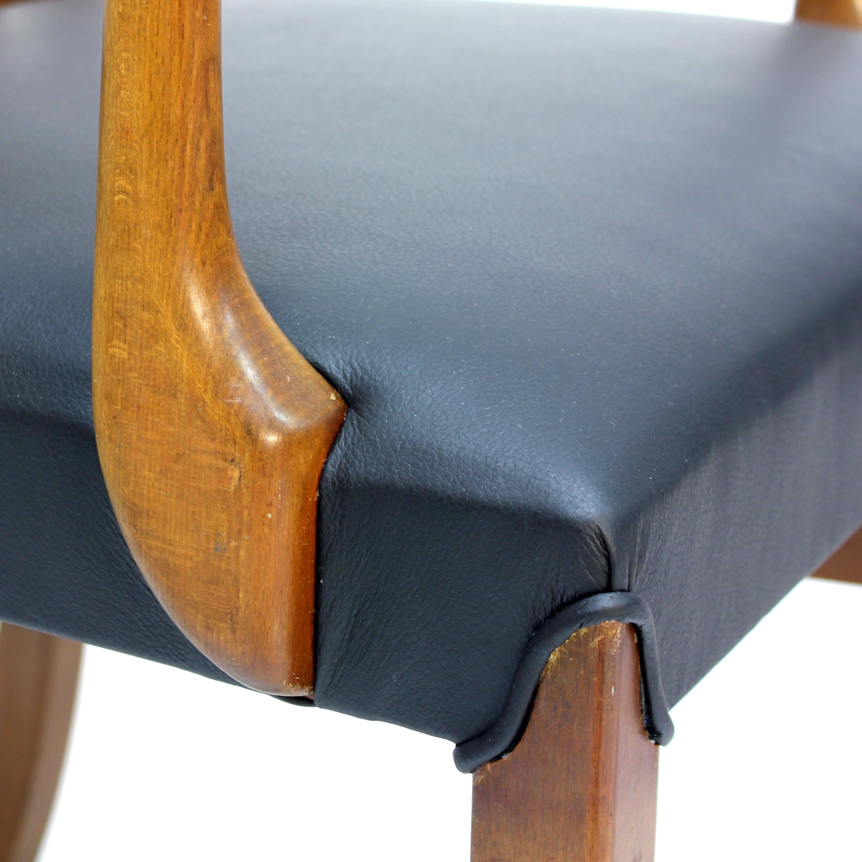 Ole Wanscher coppia di poltrone danese 1675 per Fritz Hansen, 1942 in vendita 7