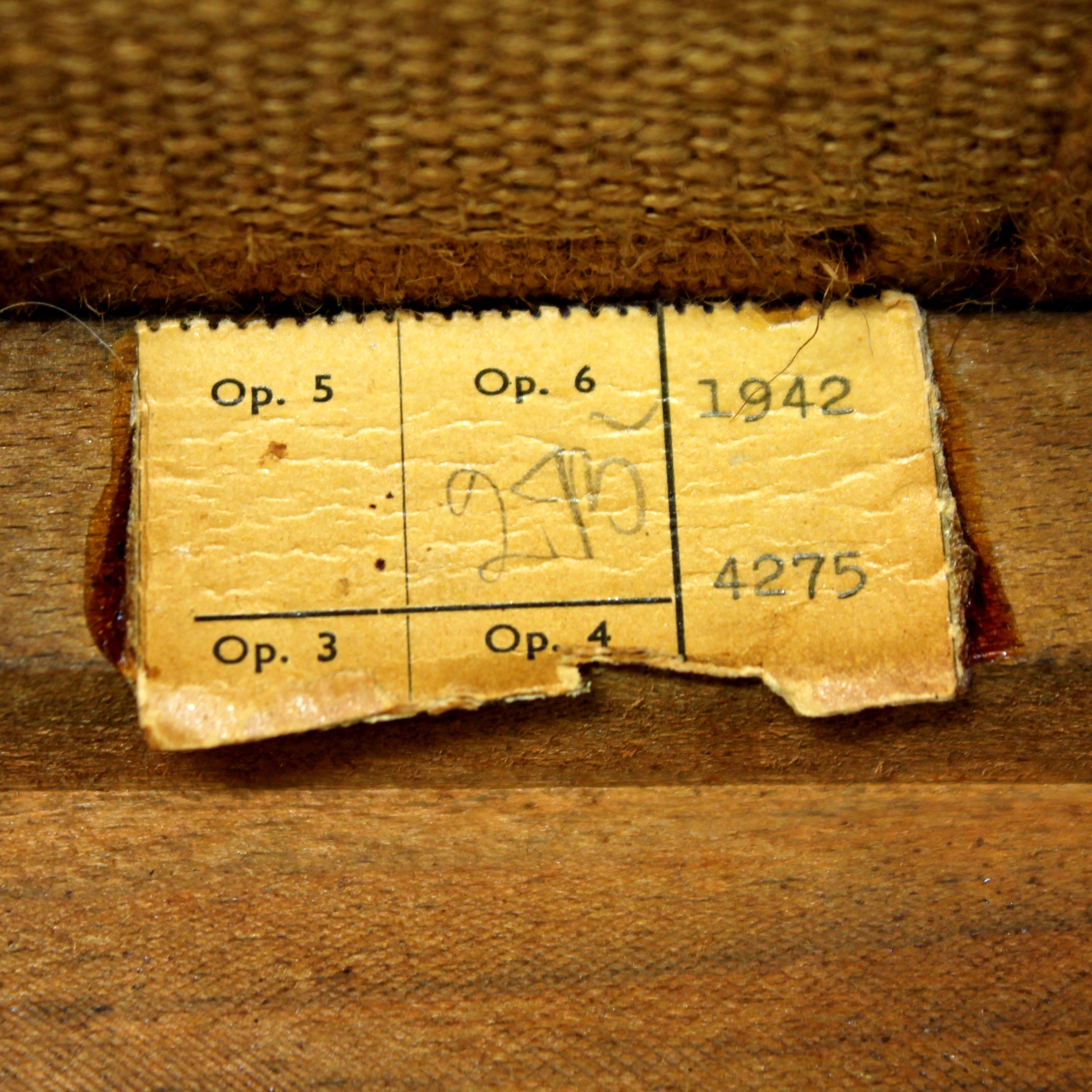 Ole Wanscher coppia di poltrone danese 1675 per Fritz Hansen, 1942 in vendita 10