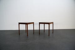 Ole Wanscher Pair of Side Tables in Brazilian Rosewood for A. J. Iversen, 1957