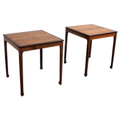 Ole Wanscher Pair of Side Tables in Brazilian Rosewood for A. J. Iversen, 1957