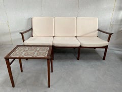 Ole Wanscher PJ-112 Mahogany Sofa, P. Jeppesen, Denmark, 1960s