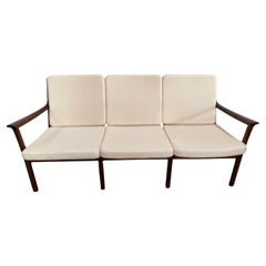 Ole Wanscher PJ-112 Mahogany Sofa, P. Jeppesen, Denmark, 1960s
