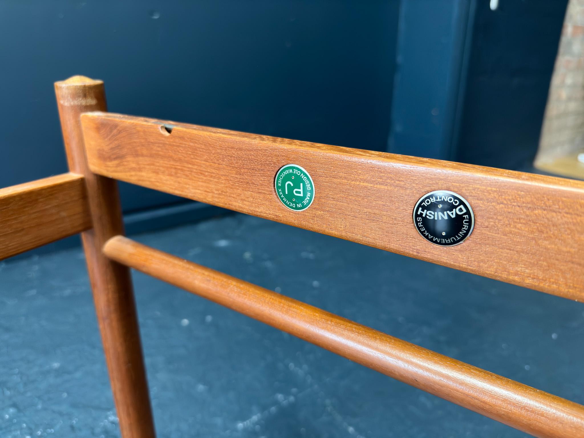 Teck Table supérieure réversible Ole Wanscher en vente